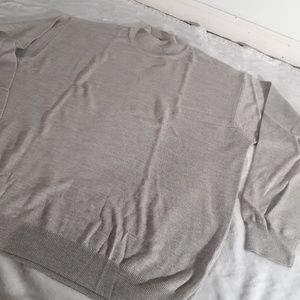 Tan mock neck Long sleeve 2XL WOOL blend